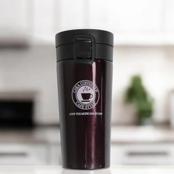 Thermosteel Insulated Coffee Mug 300 ml (Maroon)