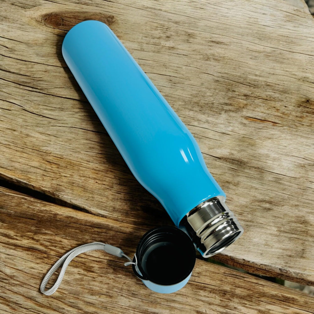 Stainless Steel Water Bottle -1 litre (Sky Blue)