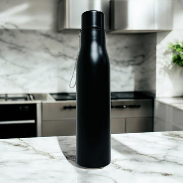 Stainless Steel Water Bottle -1 litre (Black)