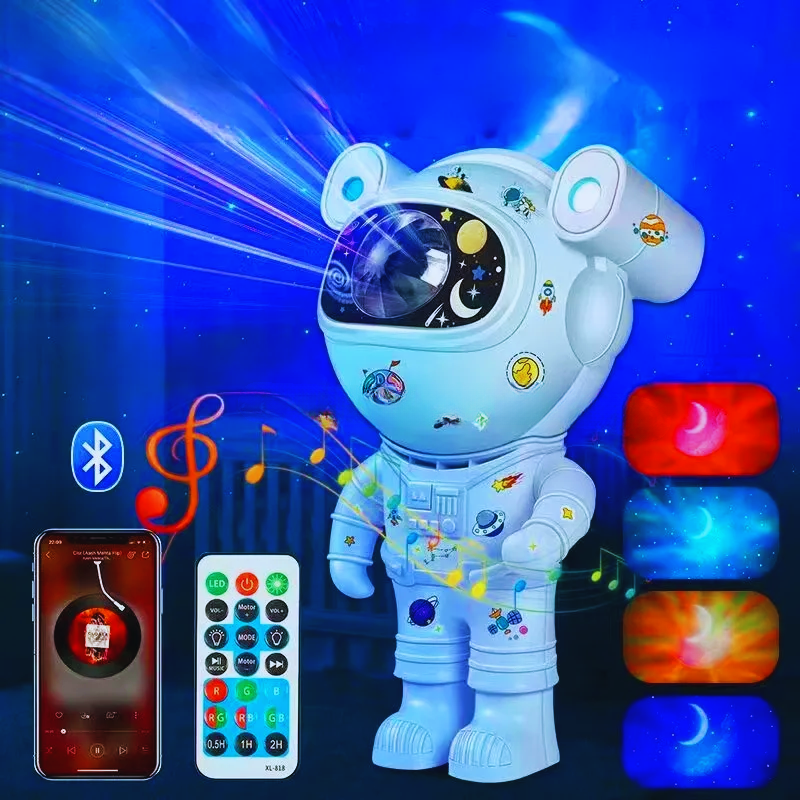 Astronaut Galaxy Projector with Bluetooth Music Speaker