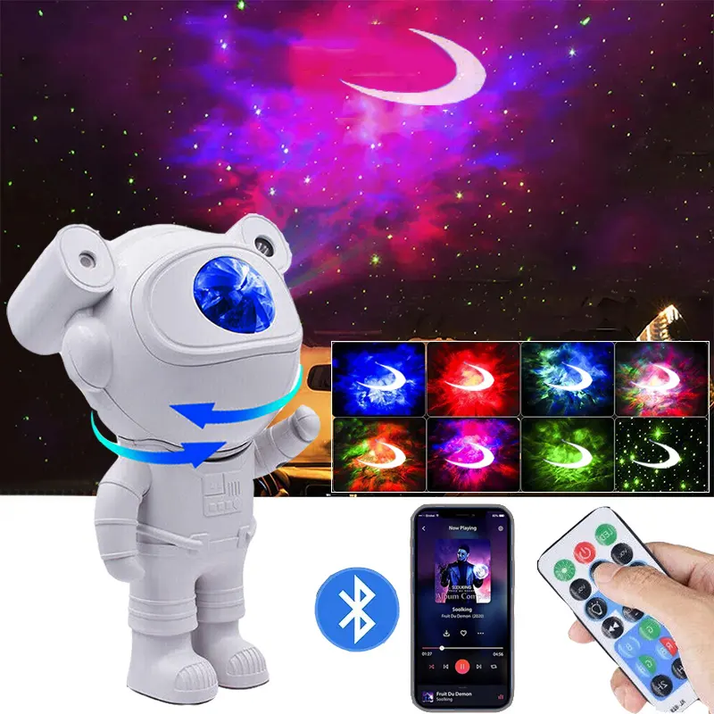 Astronaut Galaxy Projector with Bluetooth Music Speaker