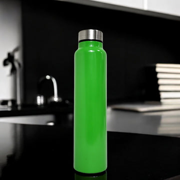 Single Wall Stainless Steel Bottle | 1000ml Water Bottle for Office, Home, and Travel | Durable, Eco-Friendly, Leak-Proof Design (Green)