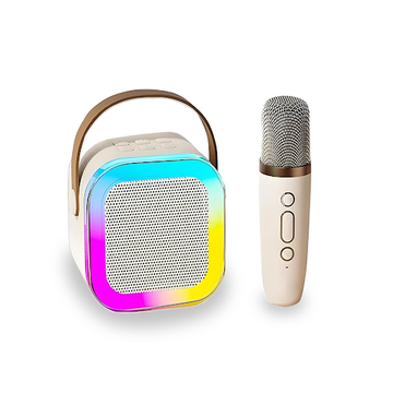 Portable Bluetooth Speaker with Karaoke Mic