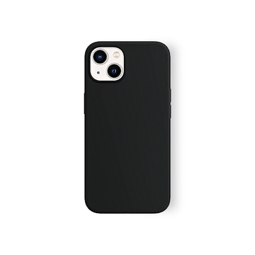 iPhone 13 Transparent Series Black Style Silicone Case